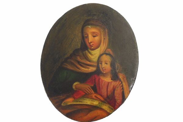 St. Anna with the Virgin Mary miniature