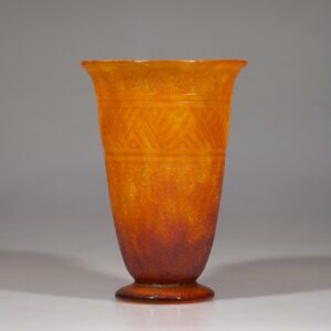 Daum Nancy vase with decor