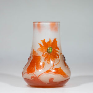 Émile Gallé vase with flowers