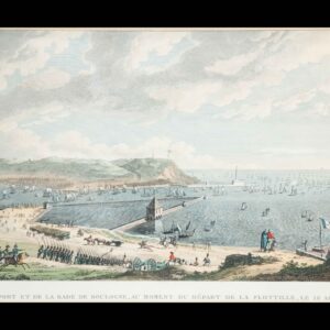 View of the port and roadstead at Boulogne at the moment of the fleet's departure on August 16, 1803