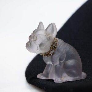 Glass bulldog