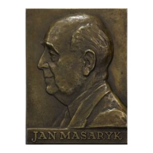 Jan Masaryk bronze plaque