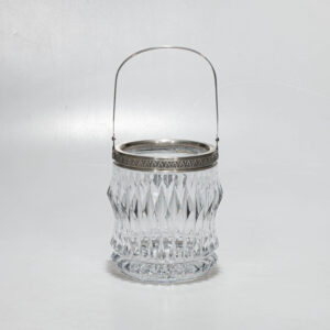 Ice bucket with silver mountings