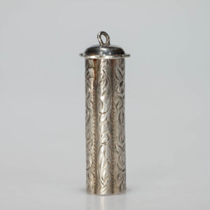 Silver lipstick case